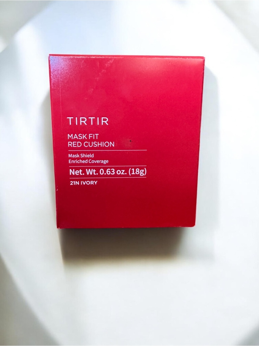 TIRTIR Mask Fit Red Cushion Foundation 21N Ivory 18g K-Beauty Cushion New in Box